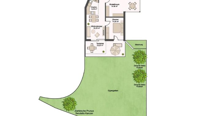 Top 1 Wohnung Plan