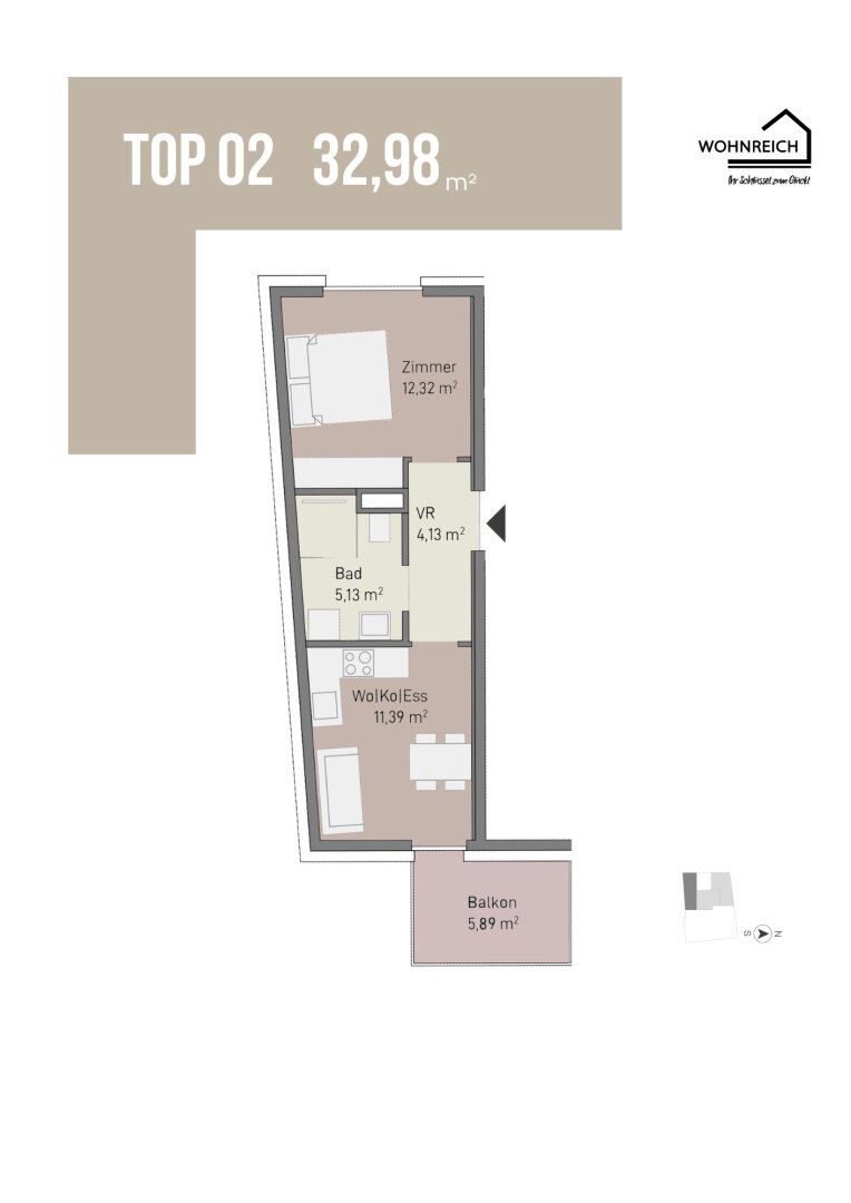 Wohnung – Graz, Münzgraben, Jakomini - Ansicht 5