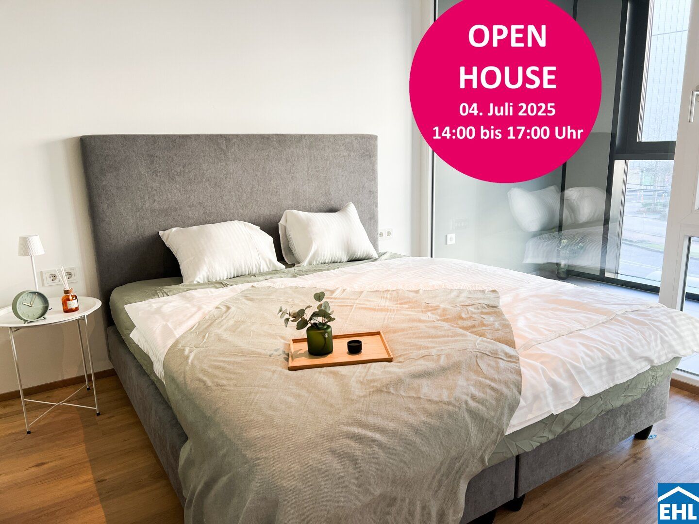 OPEN HOUSE AM FREITAG 04.07 von 14.00 Uhr bis 17.00 Uhr - Bulgariplatz 11 OHNE VORANMELDUNG