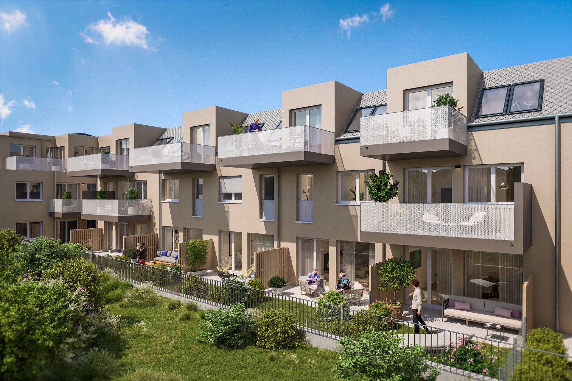 Green Townhouse-Feeling für Familien - Maisonette mit Terrasse und Eigengarten - provisionsfrei zu kaufen in 1230 Wien