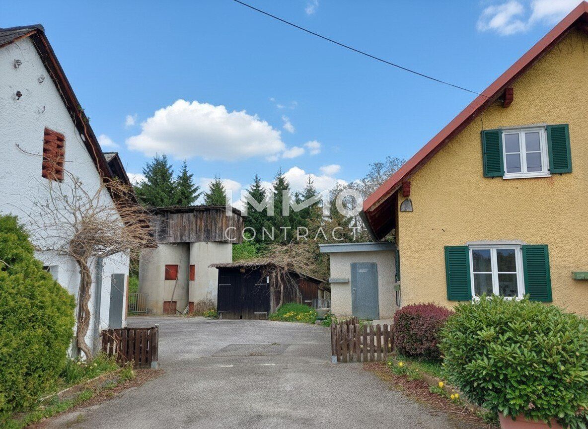 LAND- UND FORSTWIRTSCHAFTLICHER BETRIEB MIT WOHNHAUS, KELLERSTÖCKL UND STALLGEBÄUDE IN WETZELSDORFBERG UM €425.000 -