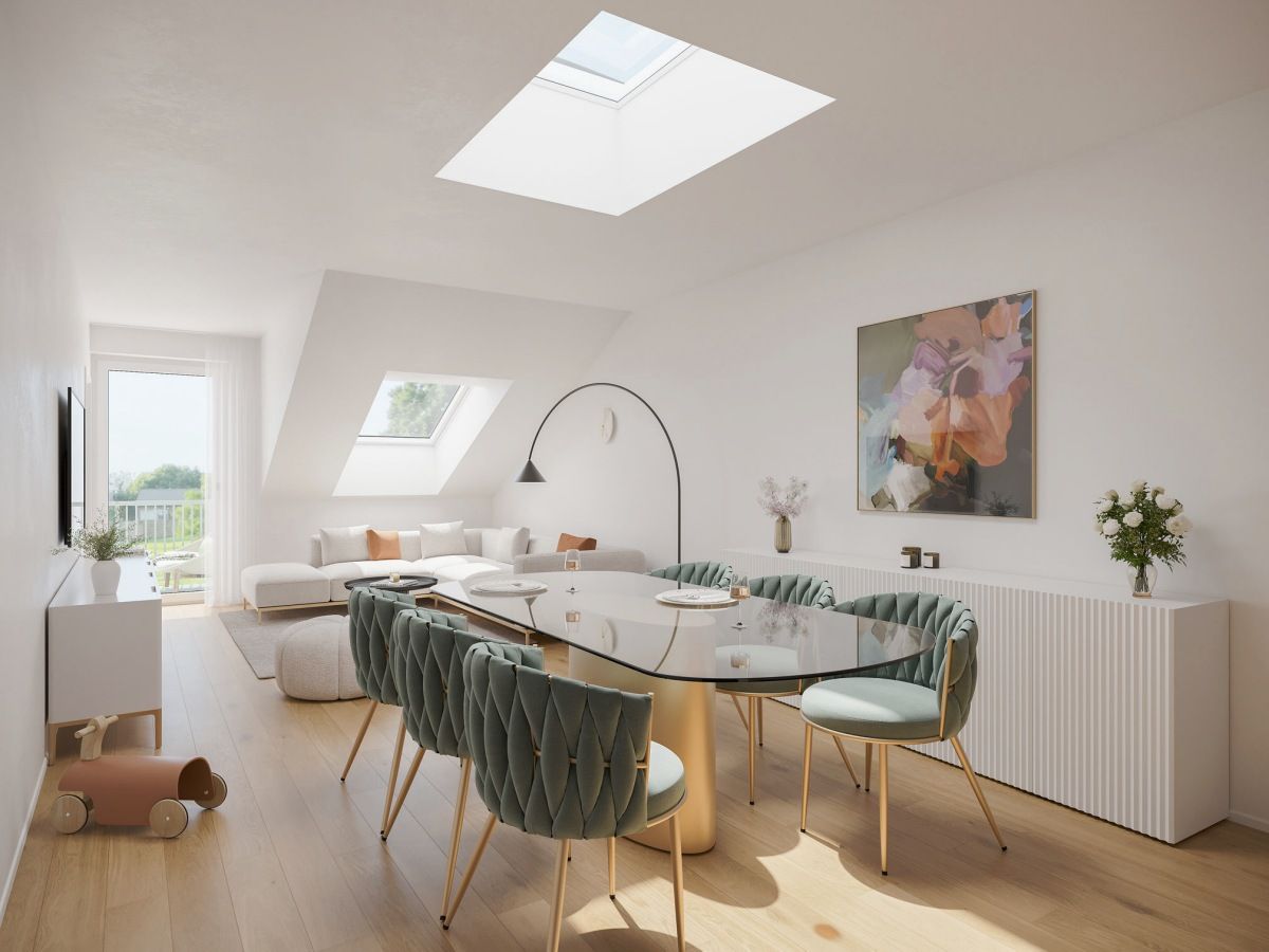 ++ GRANDIOSE VIER Zimmer mit BALKON in KRITZENDORF ++