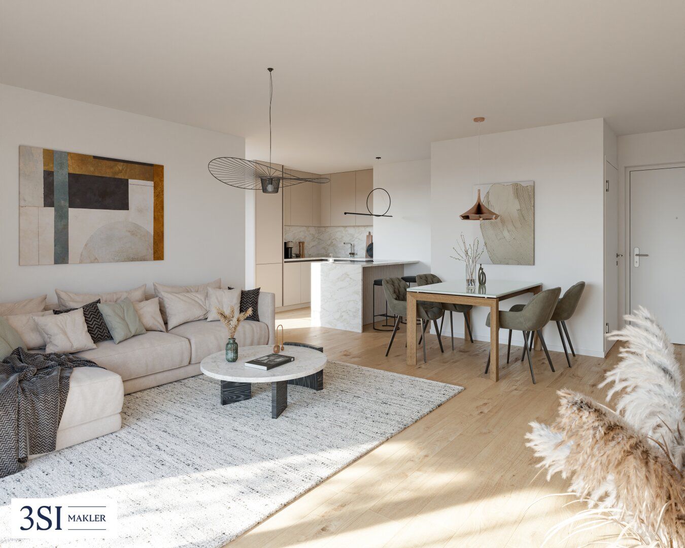 Die Symbiose: Neubauwohnung mit durchdachten Grundriss - perfekt für Anleger!