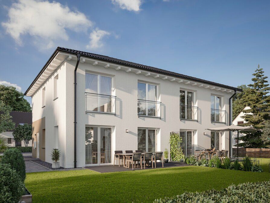 Traumhaftes Doppelhaus in Götzis - Erstbezug mit Garten, Terrasse & modernster Ausstattung für 672.725 €! mit min. 135.000 Wohnbauförderung ( Haus A Links)