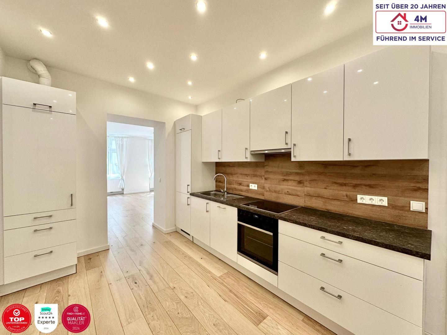 Lichtdurchflutete & ruhige 4-Zimmer-Wohnung im 3. Bezirk - top Lage & Anbindung