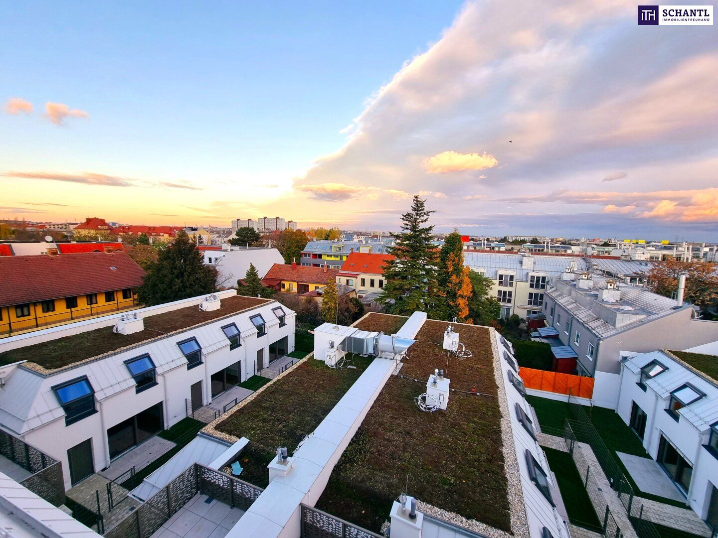 Frühlingsaktion! Einfach genial! Penthouse auf einer Ebene mit 2 Terrassen + Dachterrasse + 5 Zimmer + Garage + Erdwärme + Ruhelage! Nachhaltig und zukunftssicher investiert!
