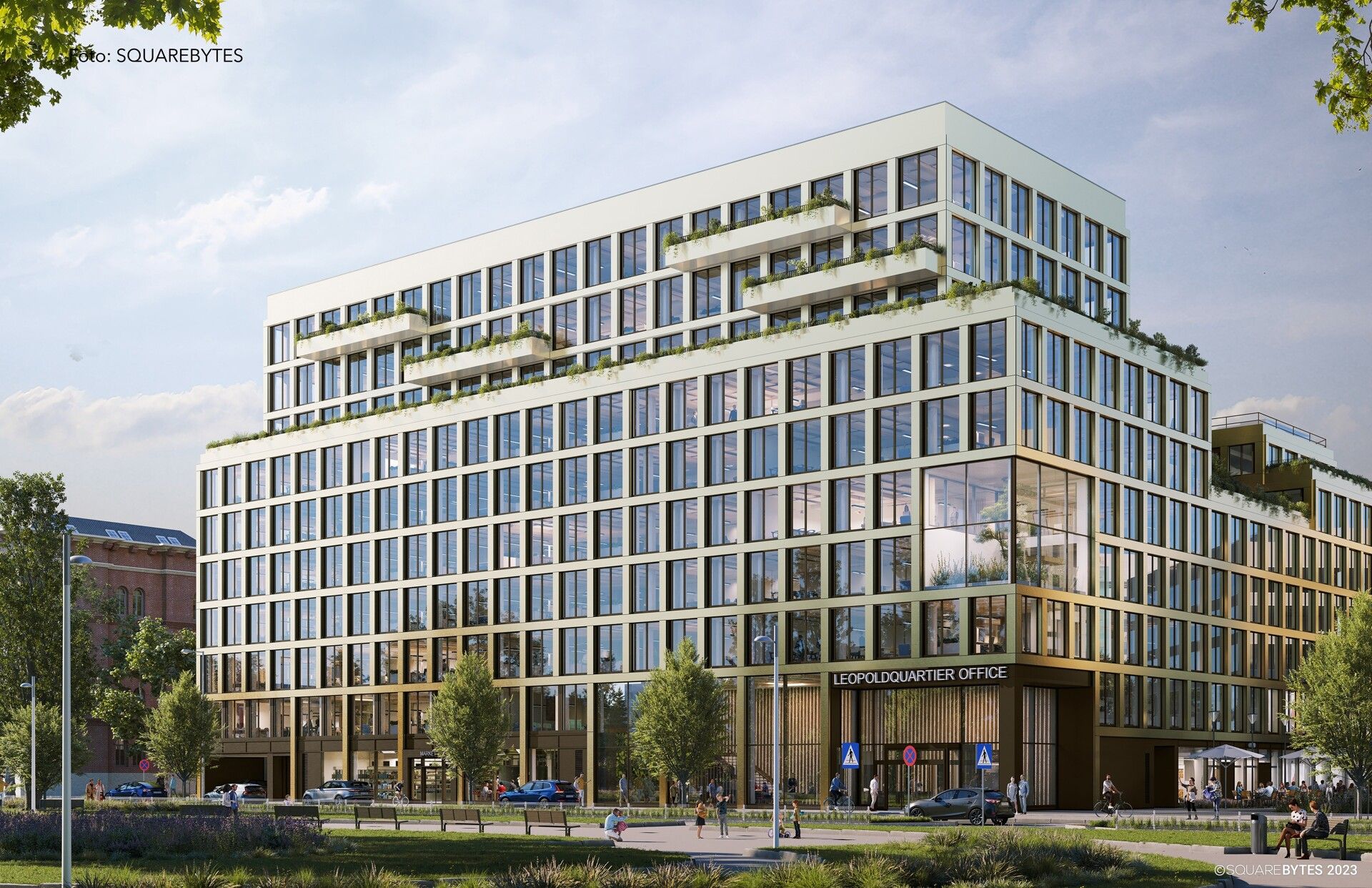 Leopold Quartier OFFICE - Büroflächen in neuem Projekt am Donaukanal - Ansicht 2