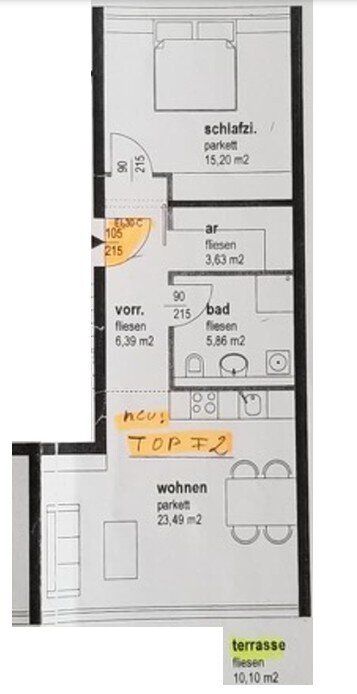 2-Zimmerwohnung oder Gewerbefläche in sehr guter Lage in Hall - Ansicht 3