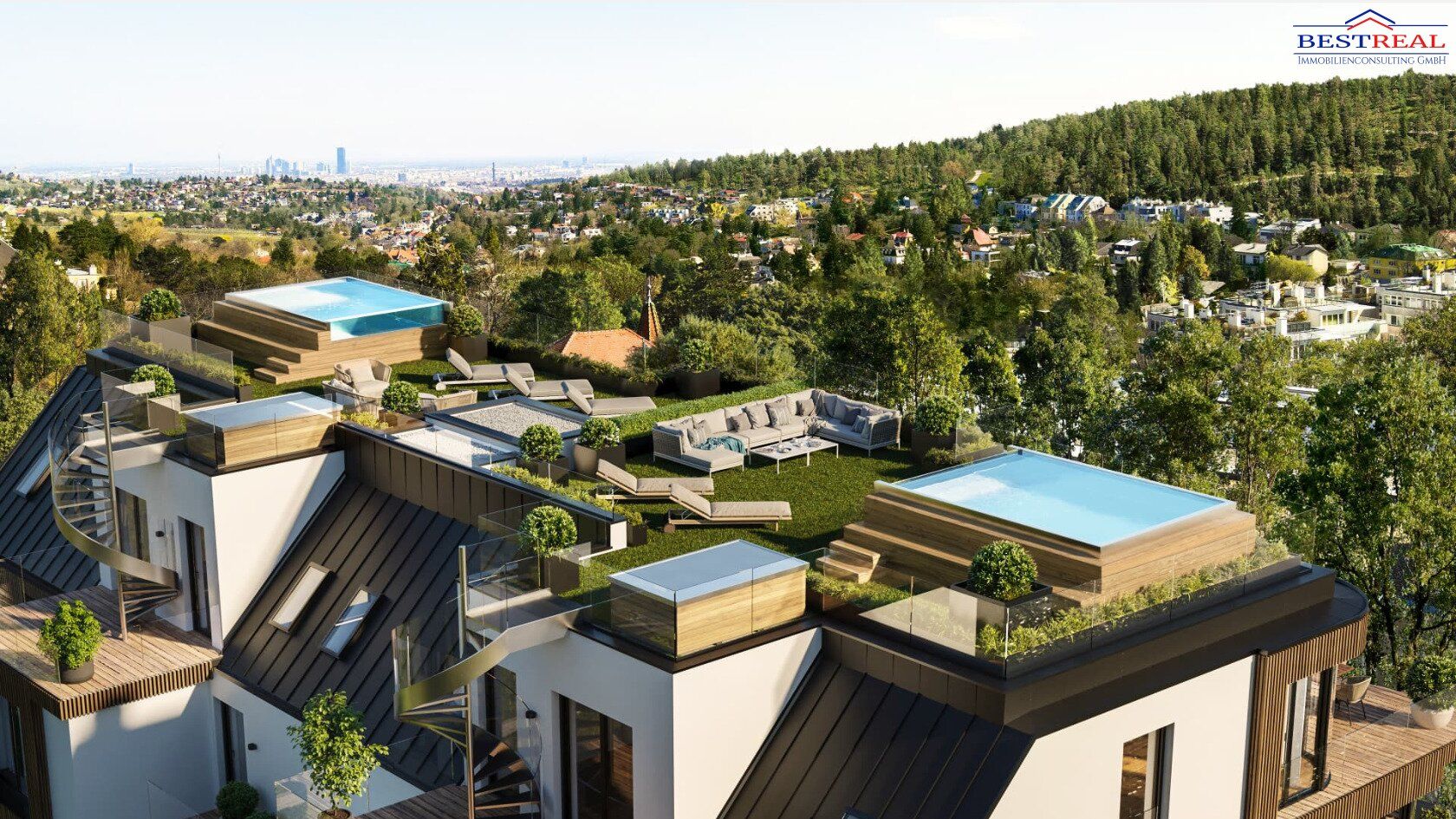 Luxuriöses Penthouse mit Dachgarten, Pool, ... - Ihr Traum wartet!