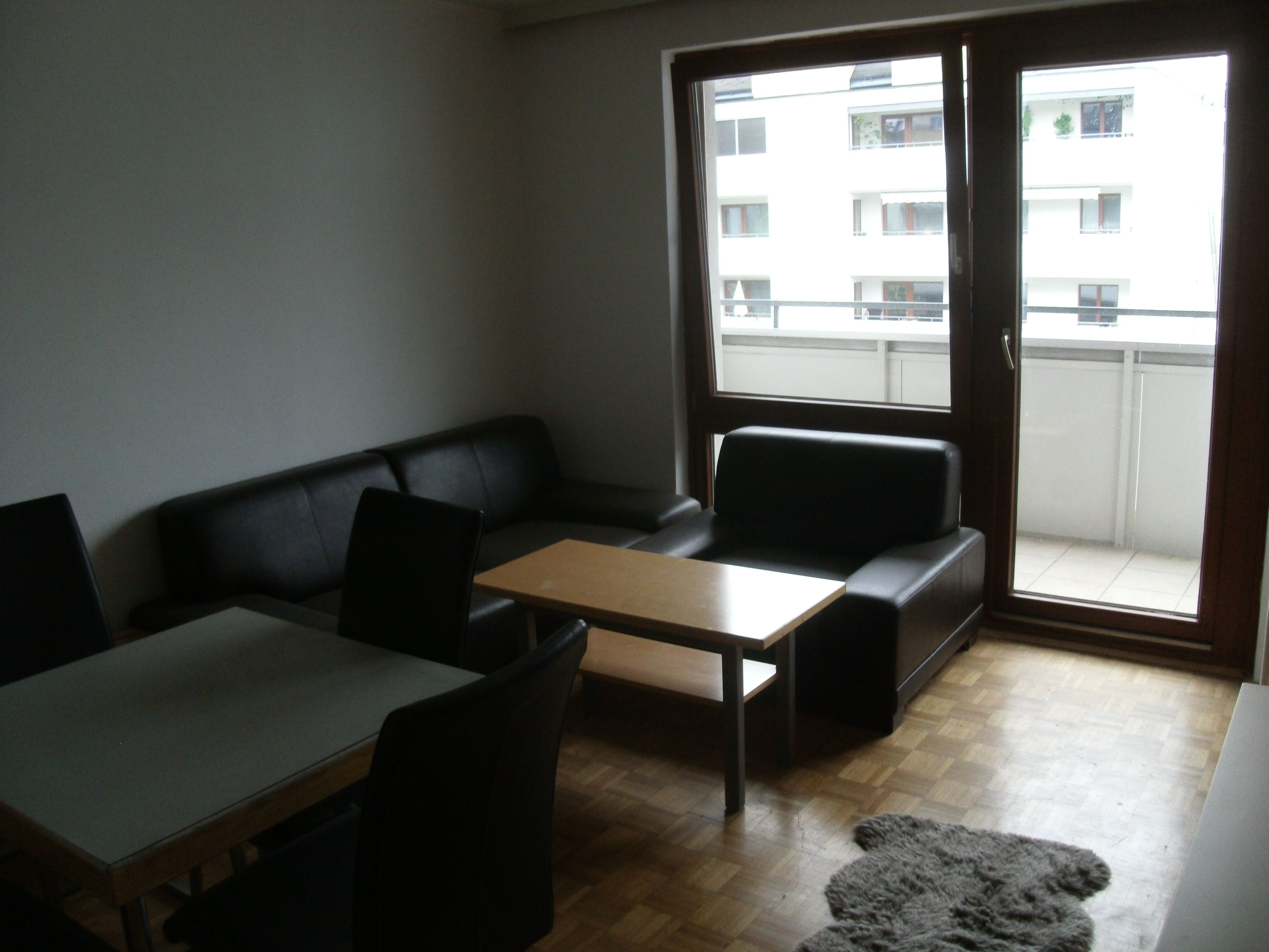 citynahes modernes 38m²-Neubau-Apartment mit Loggia in guter Lage (gartenseitig)