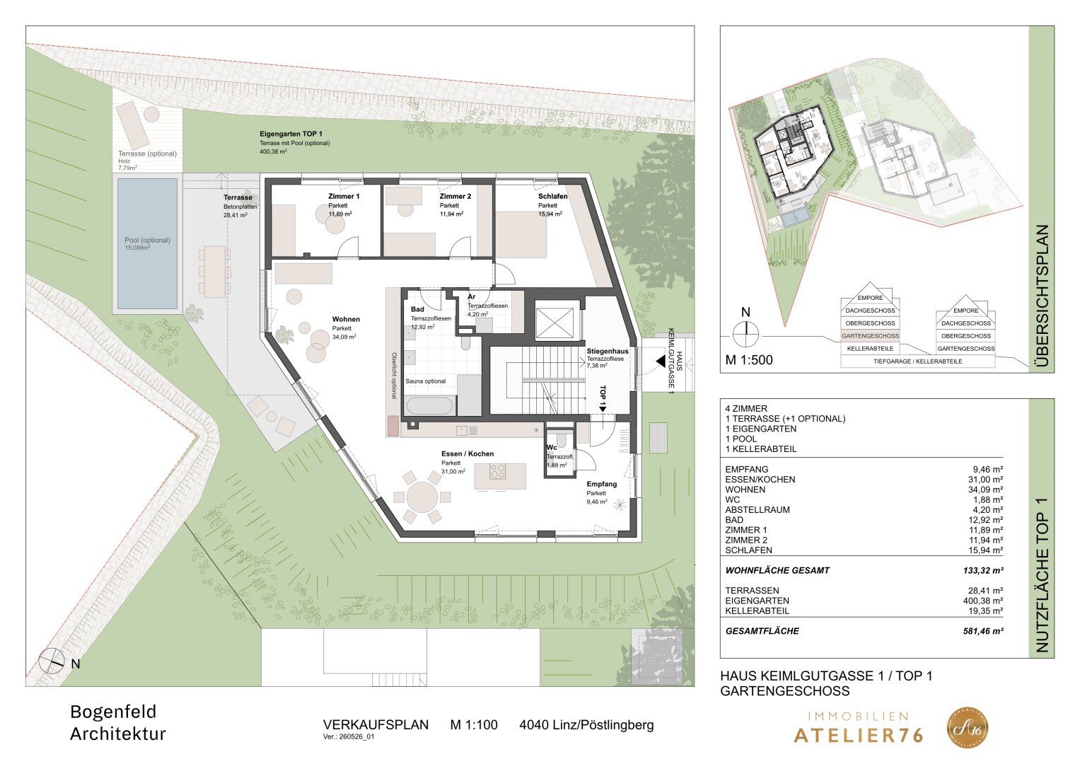 Wohnung – Linz, Pöstlingberg - Ansicht 3