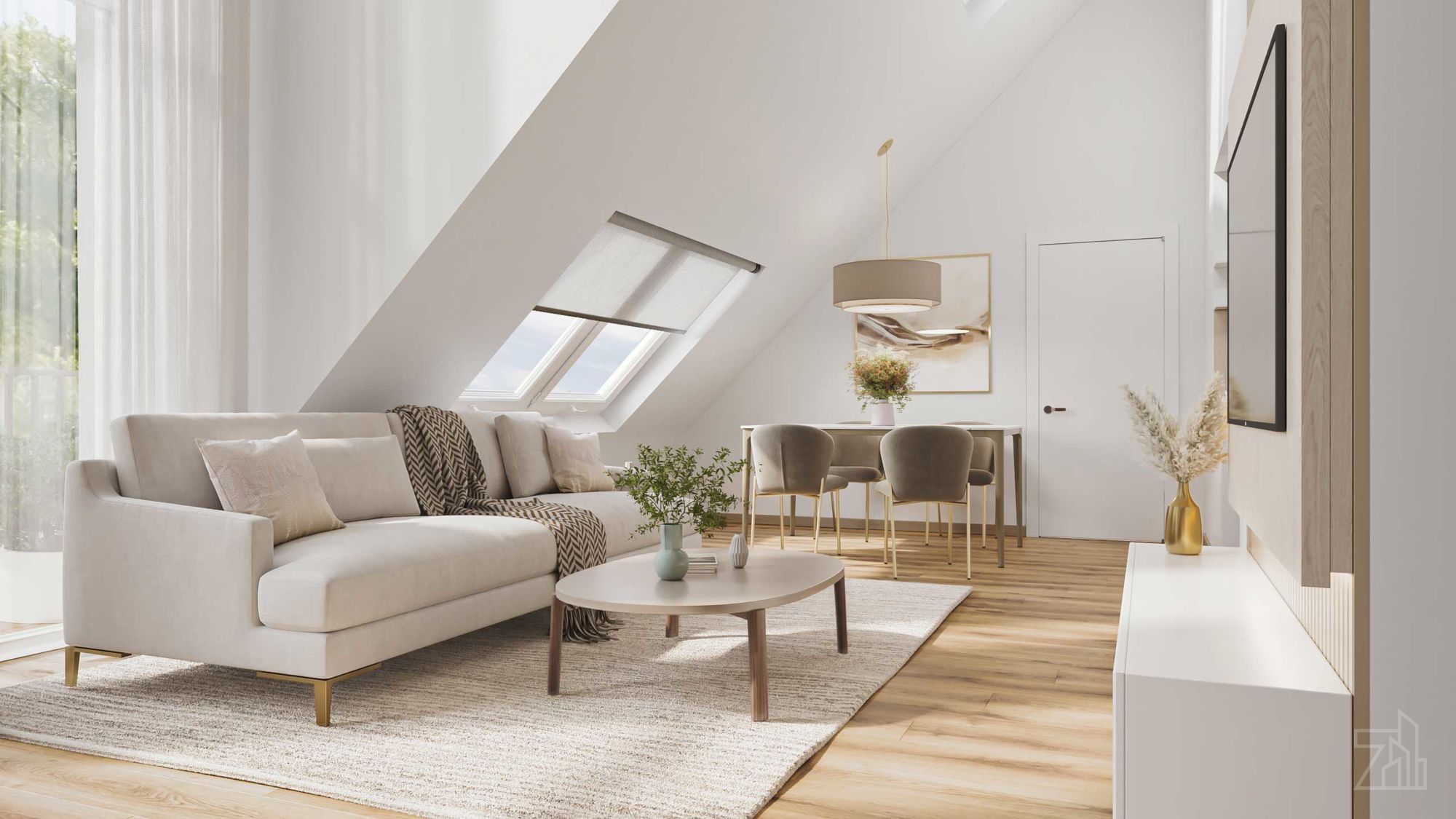 Südseitige Dachterrassen-Maisonette in Ruhelage | 3,5 Zimmer | Erstbezug