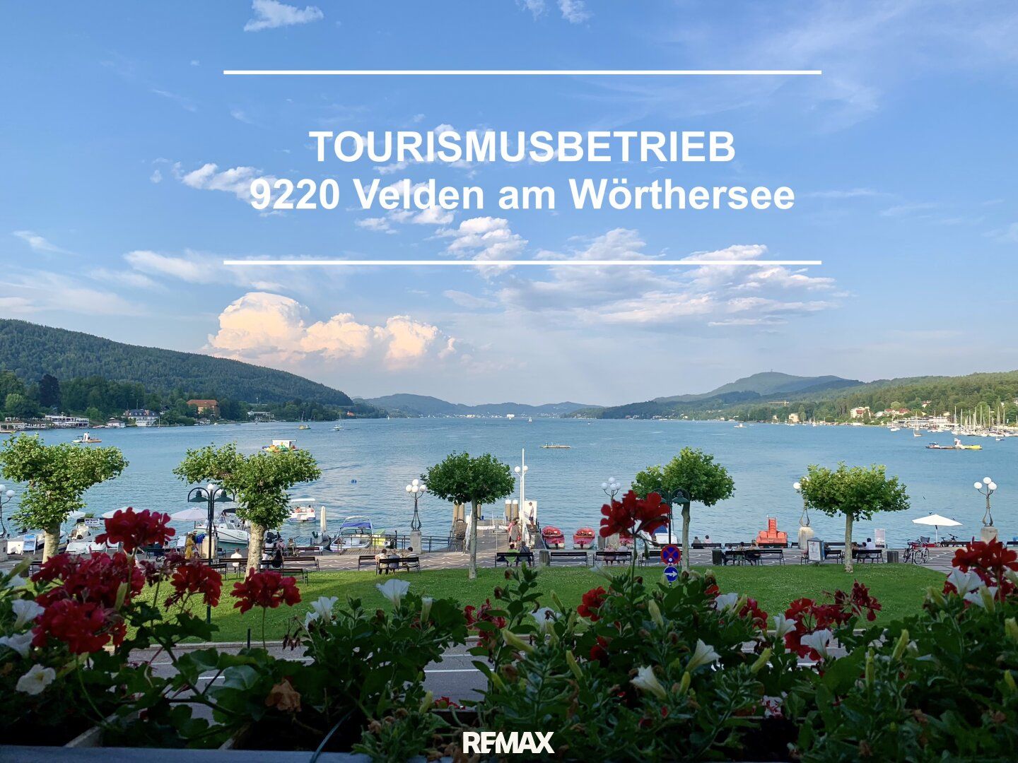 Tourismusbetrieb in zentrumsnaher Lage von Velden/Wörthersee und Top Bewertung