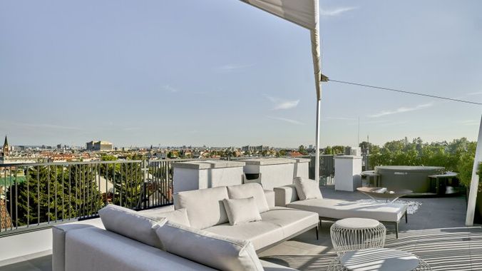 Roof top Terrasse/Whirlpool
