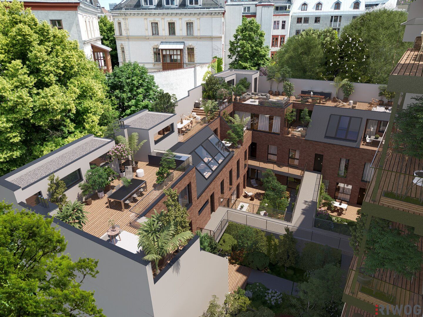 GROHGASSE 10 | exklusiv ausgestattete 2-Zimmer Maisonette-Wohnung in absoluter Hofruhelage | Townhouse