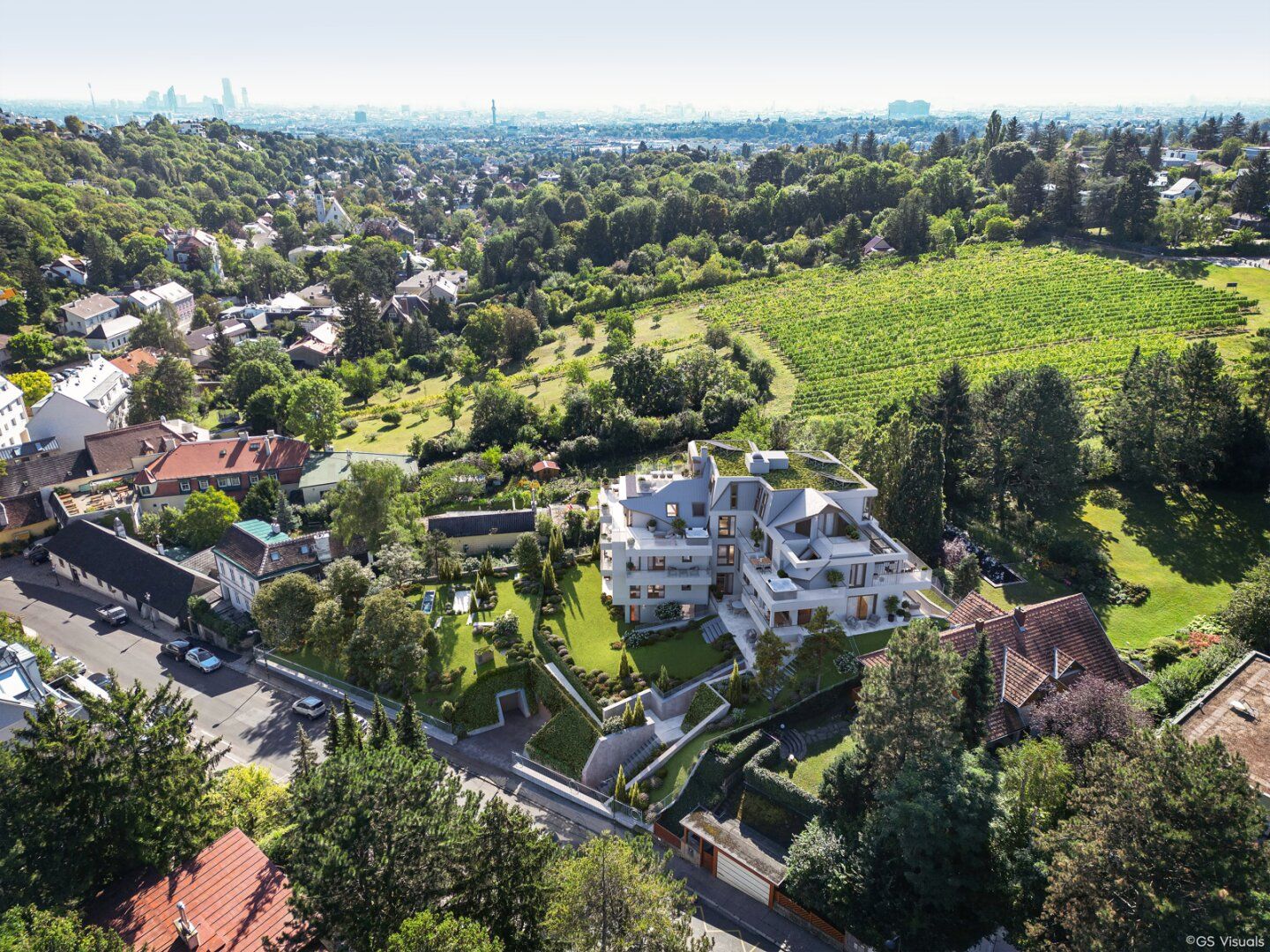 Atemberaubende Terrassenwohnung mit Fernblick, Erstbezug