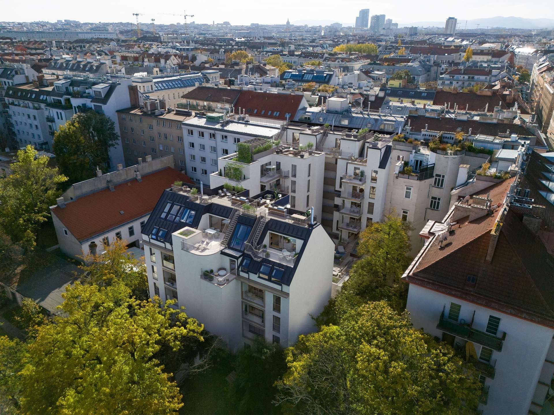 Exklusive Signaturewohnung mit Dachterrasse und Panoramablick über Wien | Stiege 1 Top 35