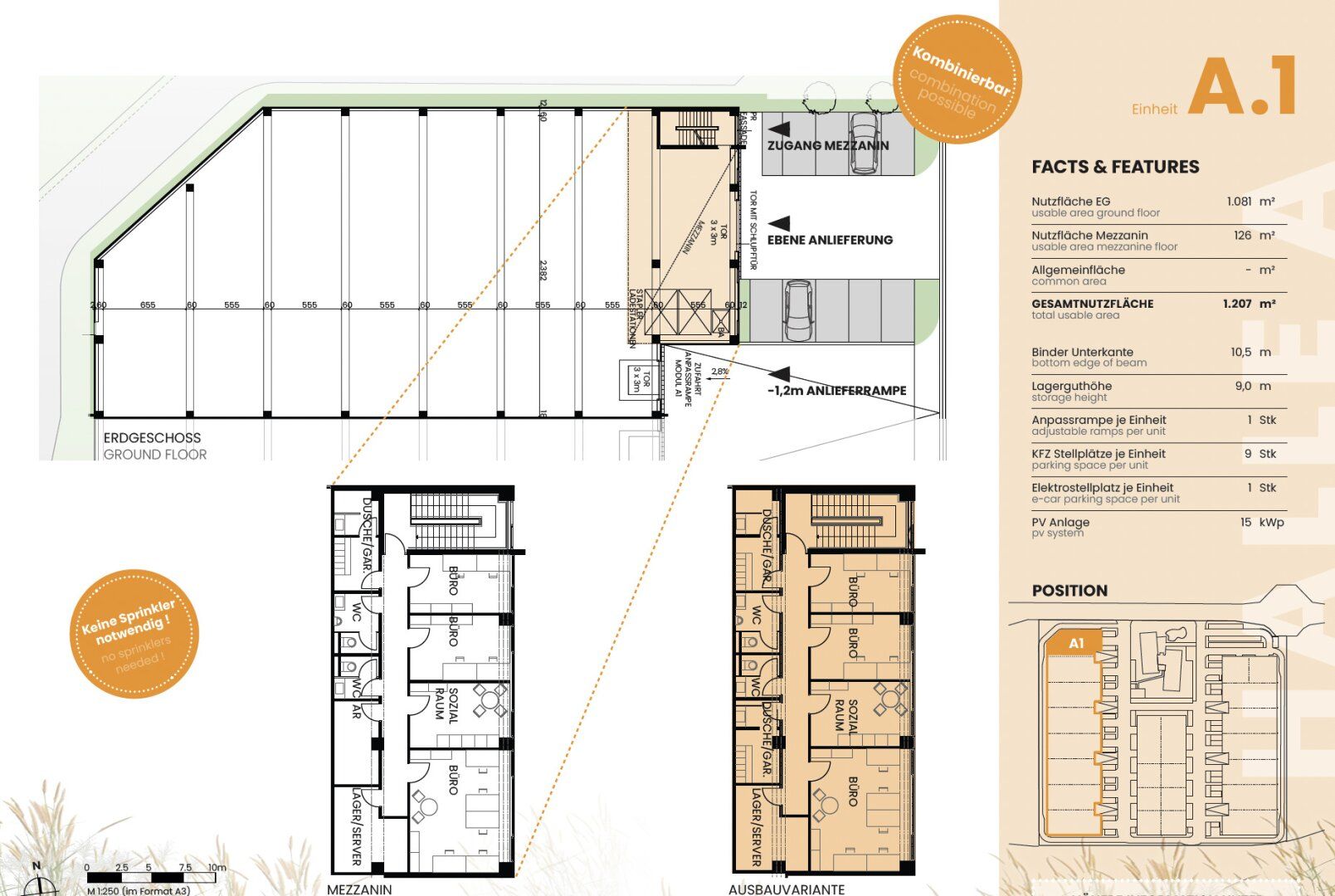 Ihr Standort für Produktion, Gewerbe, Lager oder Büro in Neusiedl am See - ab 1207 m² Nutzfläche - Ansicht 3