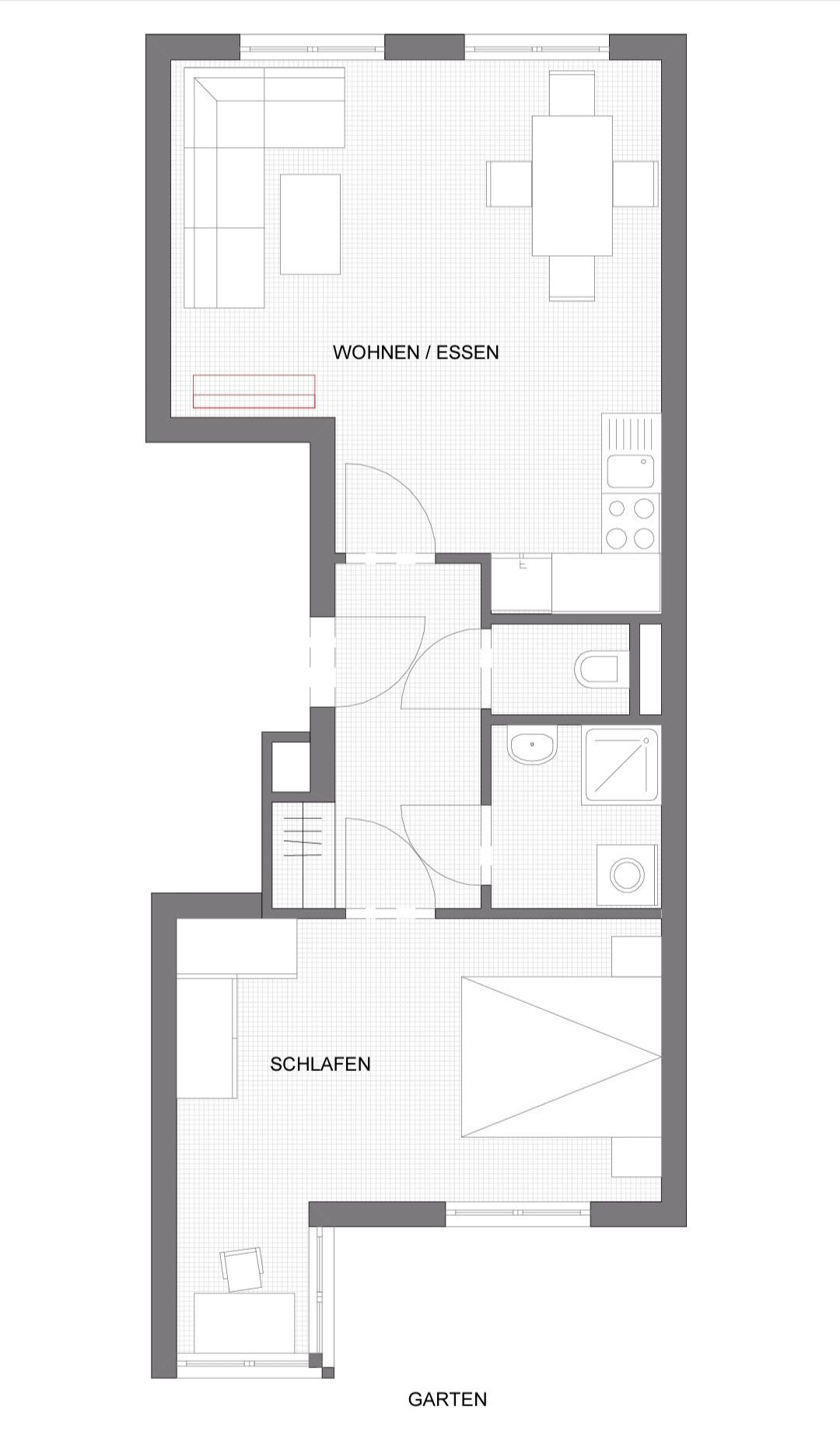 Ruhige zentrale Wohnung mit Grünblick, Garagenplatz, Alte Donau / U6 / U1