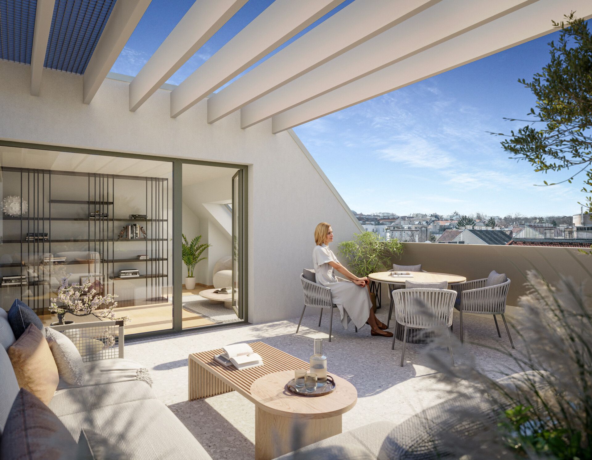 3 Zimmer mit Terrasse im 1. Dachgeschoß - zu kaufen in 1120 Wien