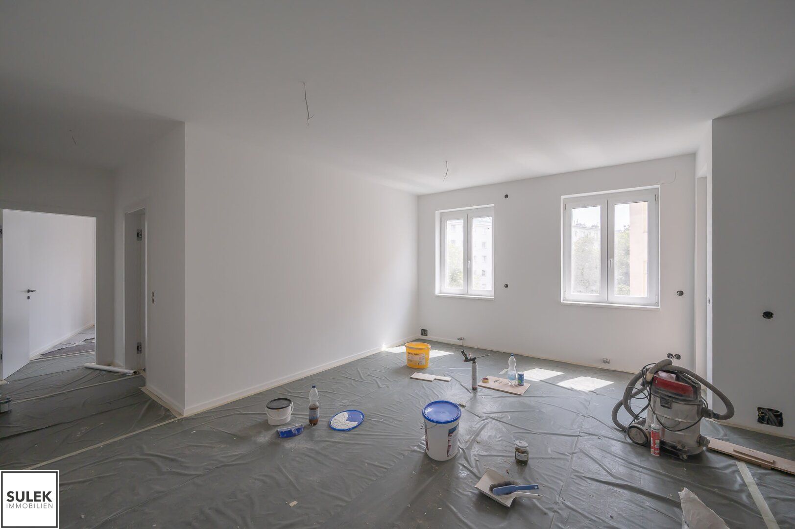 Erstbezug nach Generalsanierung in der Taborstraße 63 - perfekt angebunden: 2 Zimmer + Wohnküche + Balkon