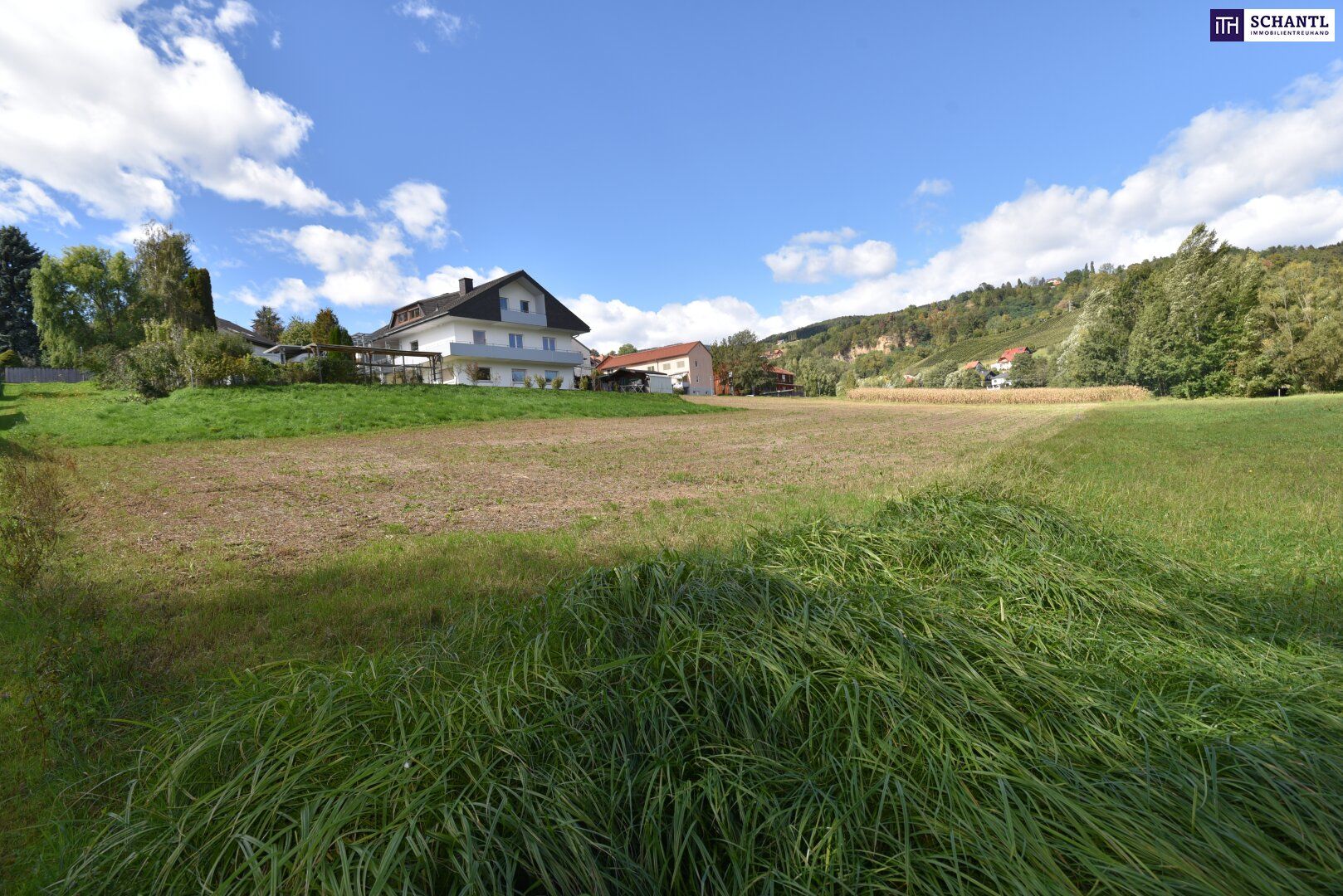 Ihr Traum vom Eigenheim: Baugrundstück in Bad Gams mit sonniger Südausrichtung und allen Anschlüssen an der Grundstücksgrenze in ruhiger Wohnlage wartet auf Sie! - Ansicht 2