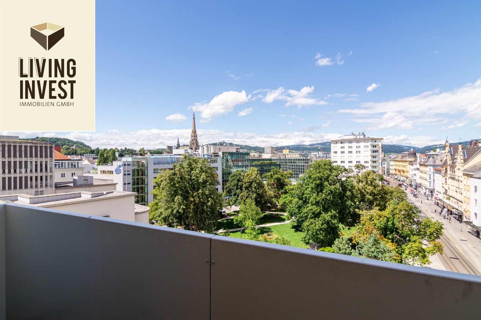 Wohnen über den Dächern - moderne 3-Zimmer-Wohnung in Linzer Zentrumslage