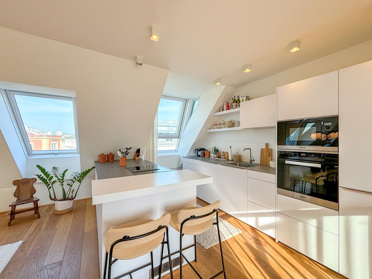 Elegantes Terrassen-Rooftop-Apartment beim Liechtensteinpark