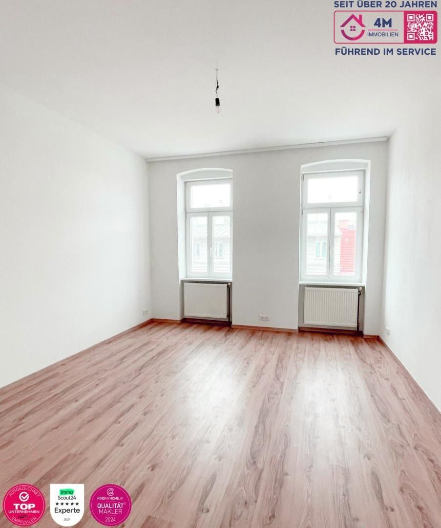 Lichtdurchflutete, ruhige 3-Zimmer-Altbauwohnung, nur 2 Minuten von der U3 entfernt