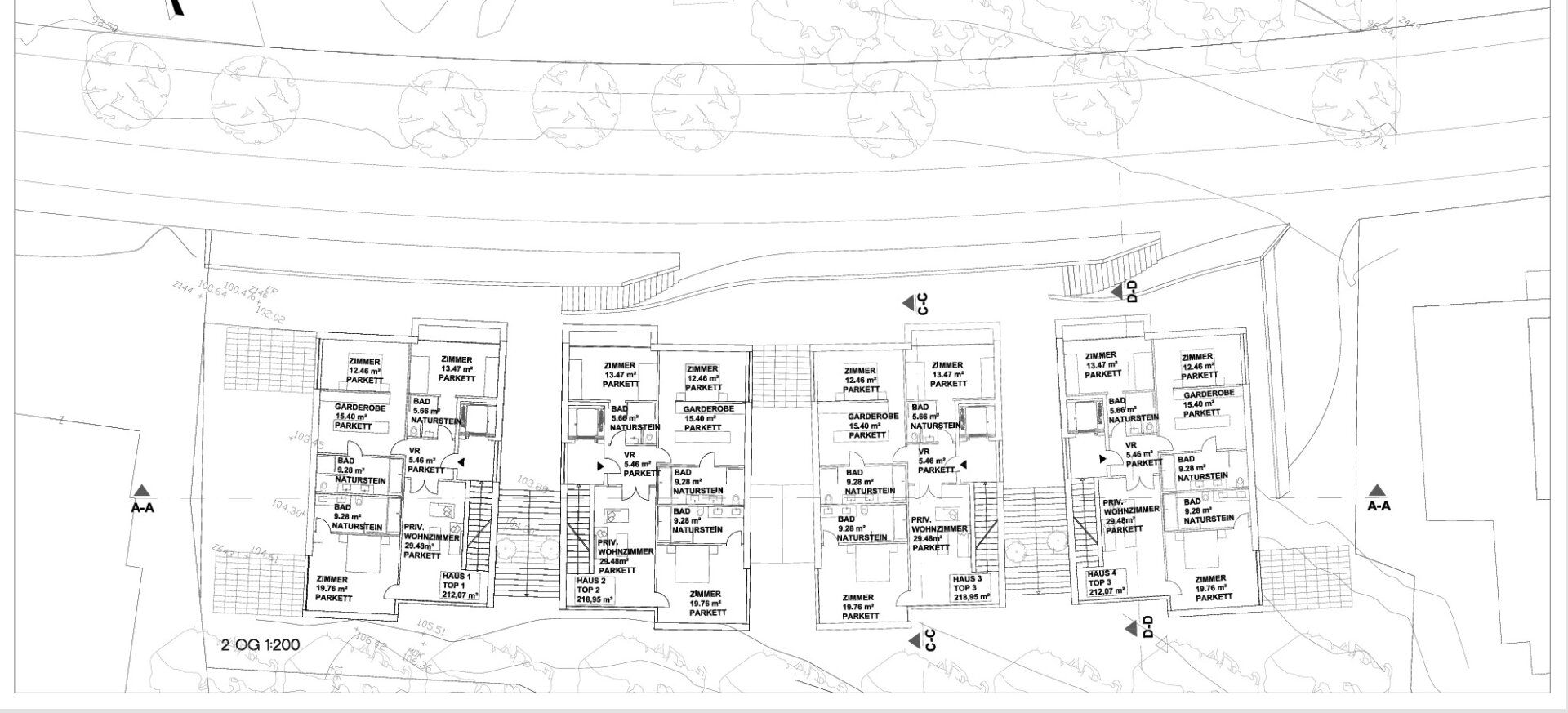 Einzigartiges Grundstück mit baugenehmigten Projekt zum Bau von 12 Luxus-Wohnungen - Ansicht 5