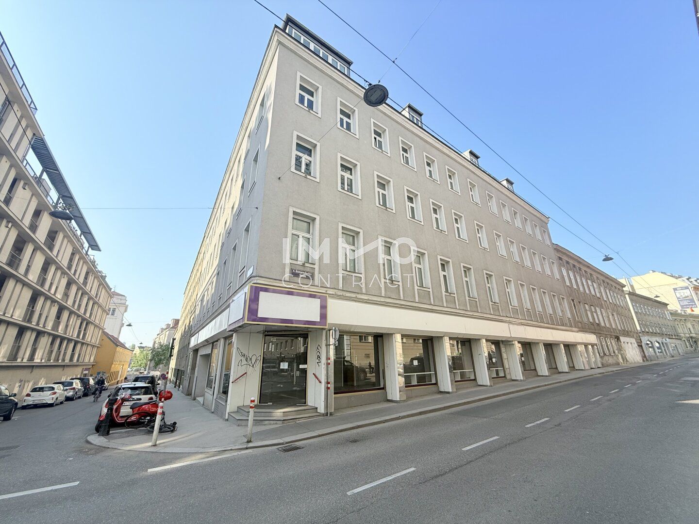 Attraktives Eck-Geschäftslokal in hochfrequentierter Lage der Gumpendorfer Straße - Ansicht 2