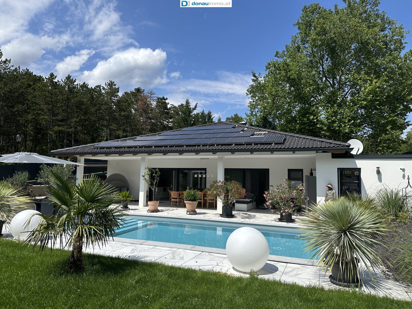 2721 Bad Fischau Topexklusiver Traumbungalow mit Pool, Sauna und Riesengarten in Grünruhelage