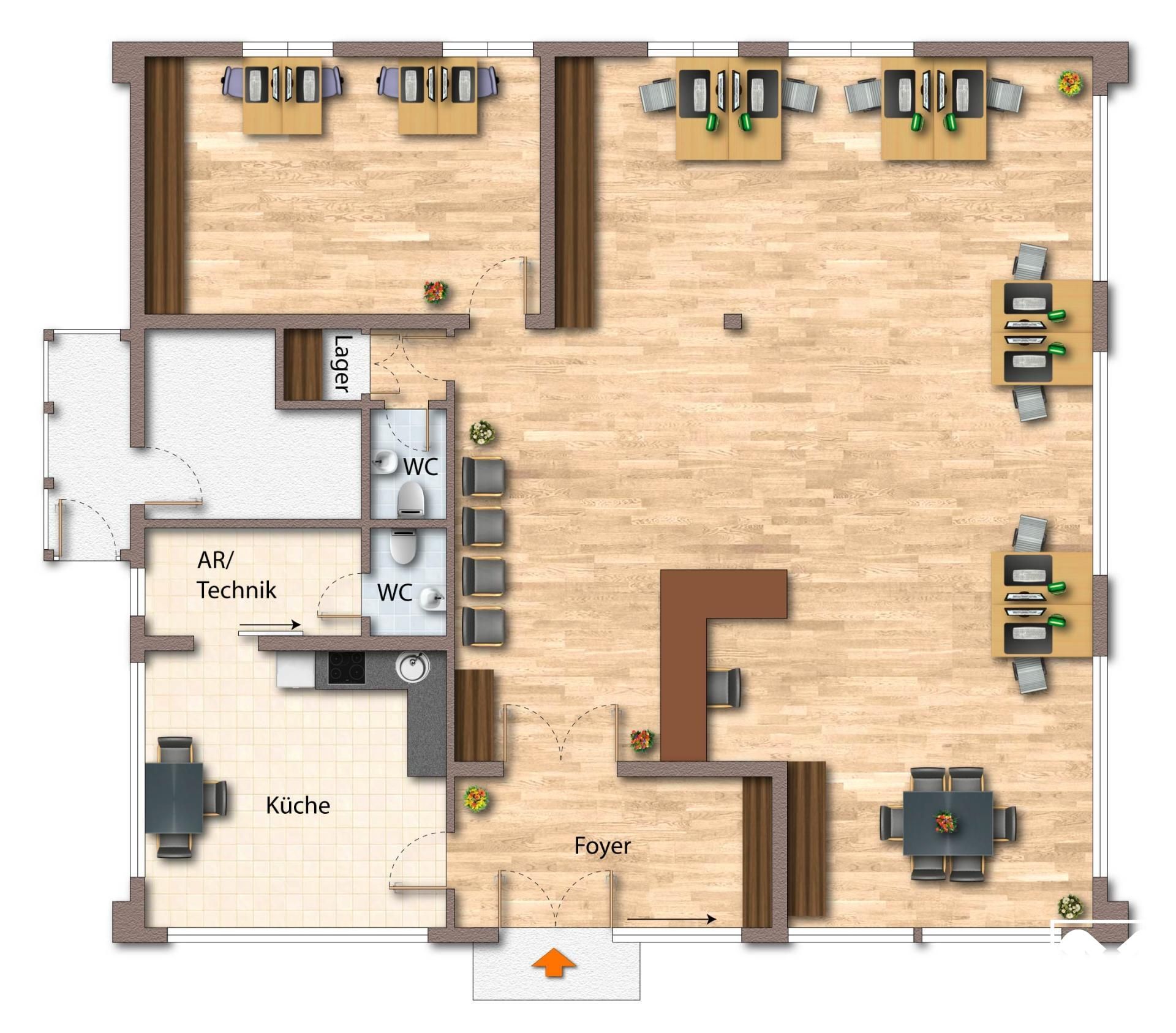 Büro-/Geschäftslokal in bester Lage - Ansicht 5