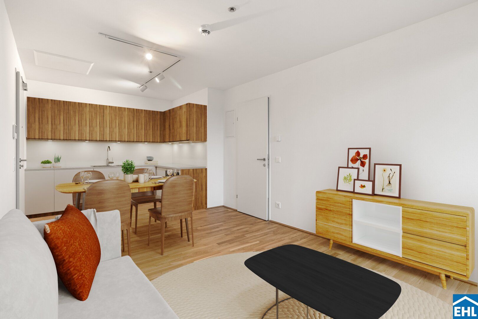 Nachhaltiger Lifestyle in modernem Stadtquartier