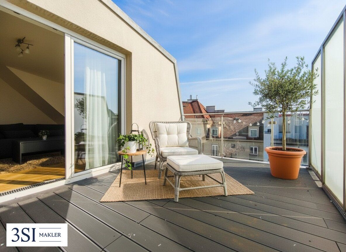 DG-Maisonette mit 10m² Terrasse