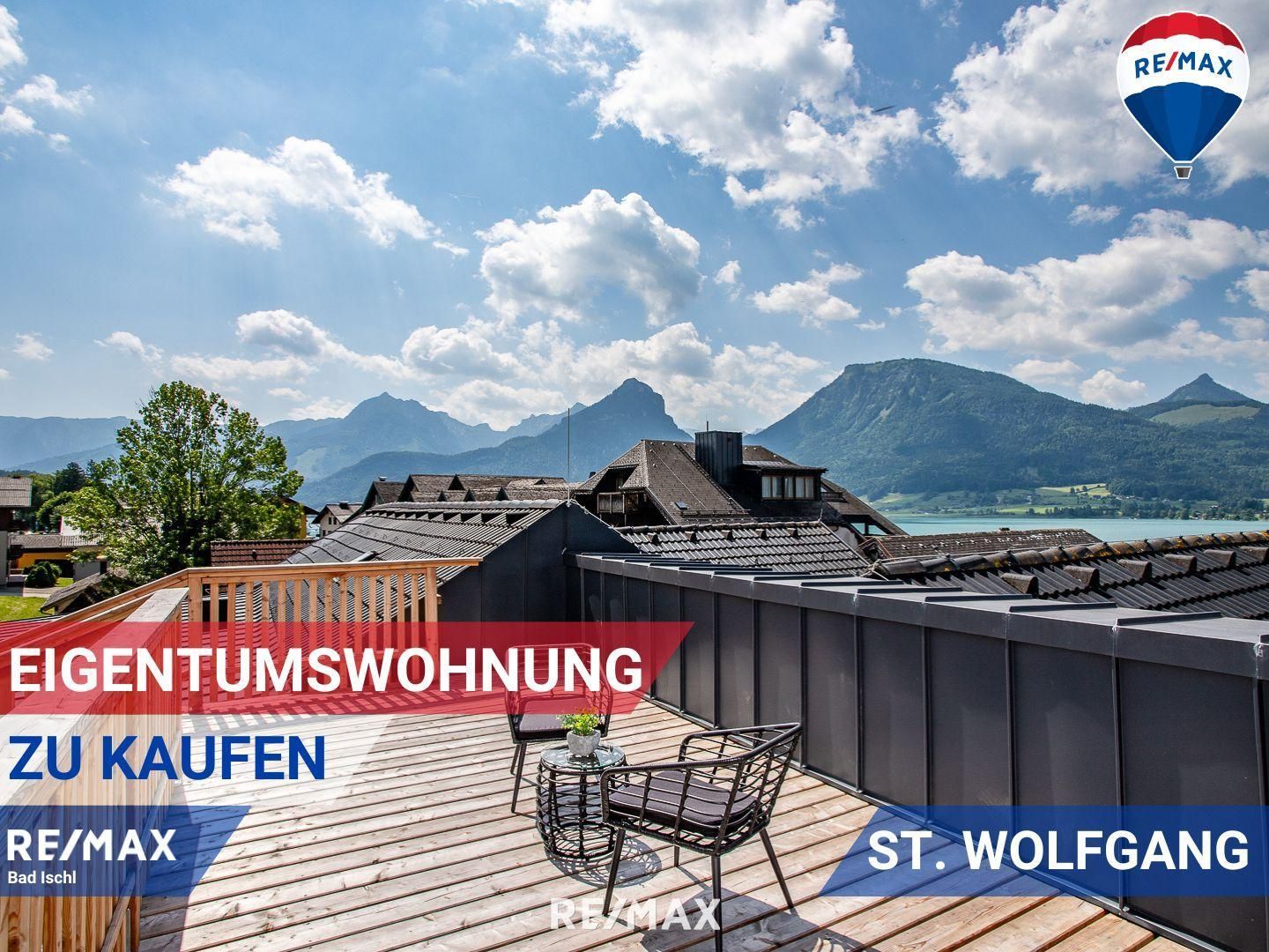 Stilvolle Eigentumswohnung mit Seeblick in St. Wolfgang auch als ZWEITWOHNSITZ