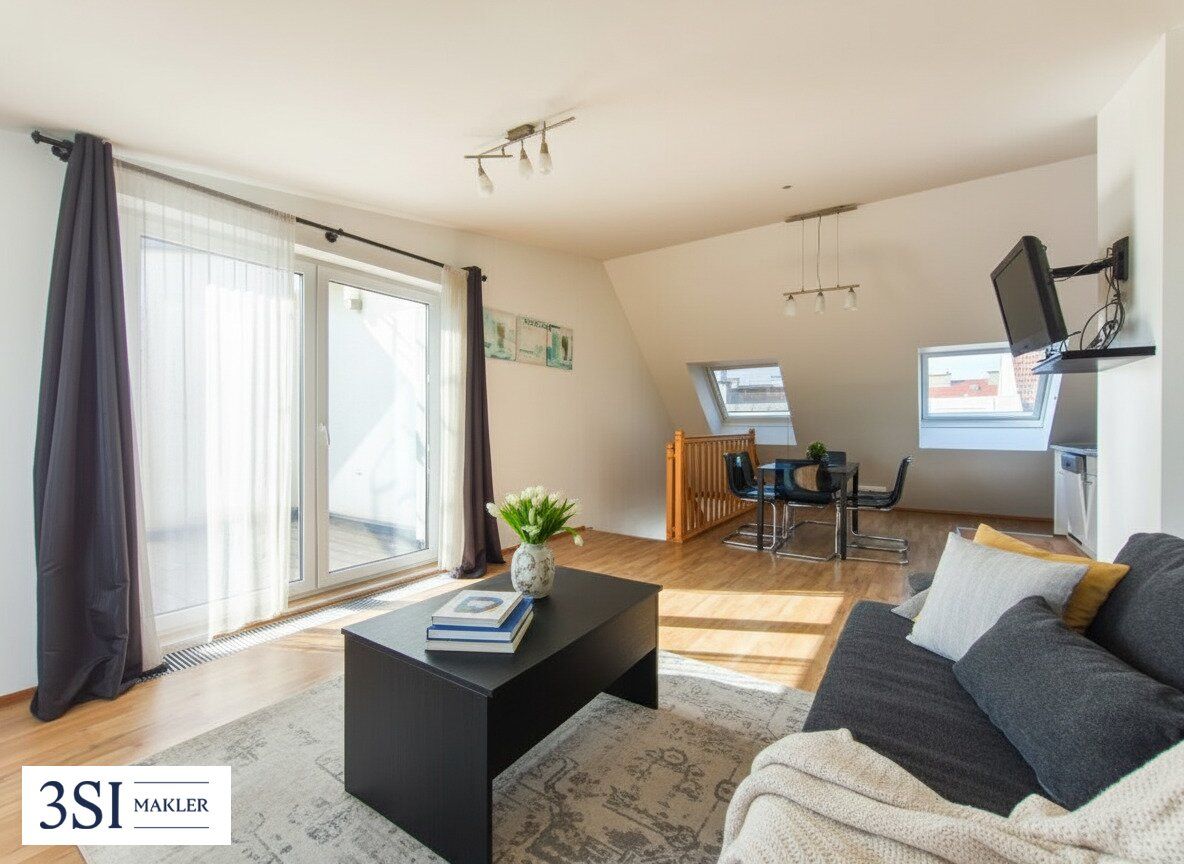 DG-Maisonette mit 10m² Terrasse - Vista 2