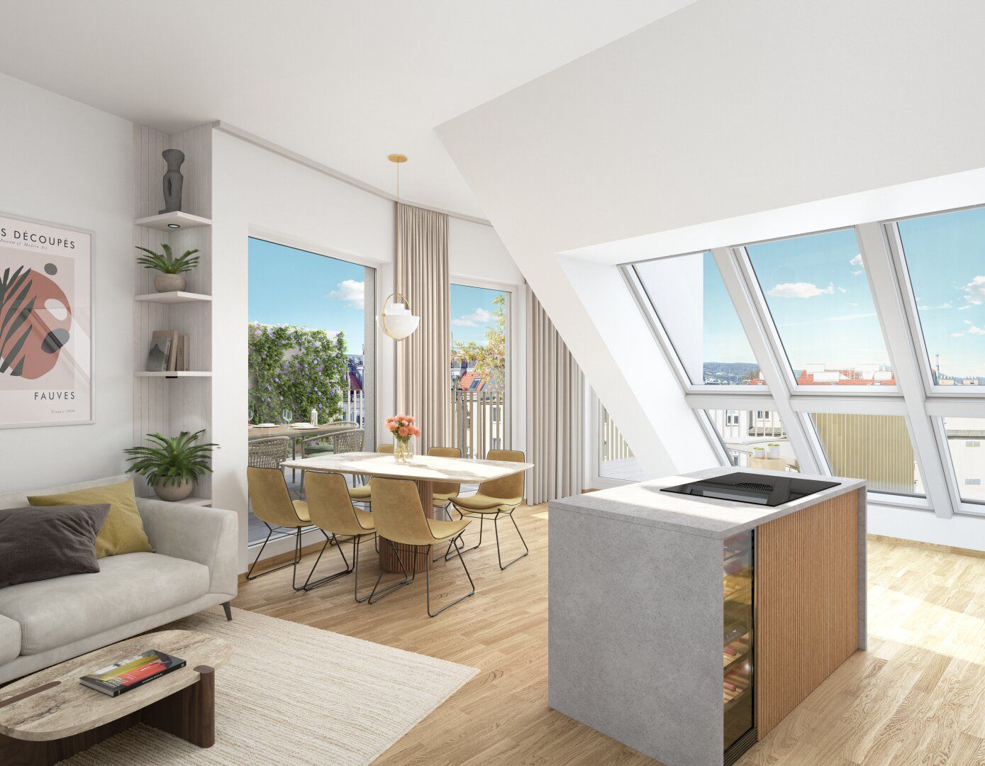 Licht. Freiheit. Rückzug. - 3 Meter Raumhöhe & private Dachterrasse nahe Yppenplatz - Wohnen, das inspiriert